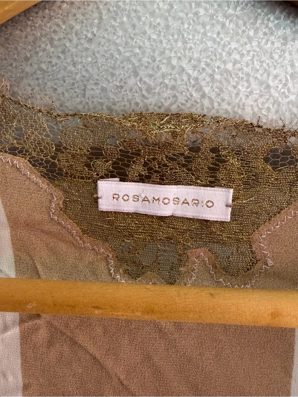 Rosamosario silk slip dress and robe
